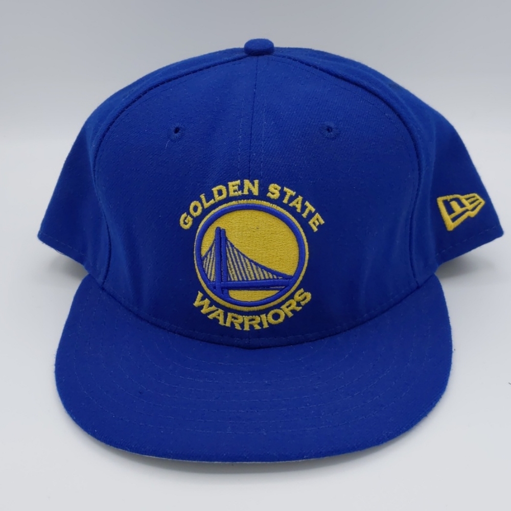 🏀🏆💙💛🧢Official NBA Golden State Warriors fitted hat 7 5/8 Dubs New Era 59Fifty